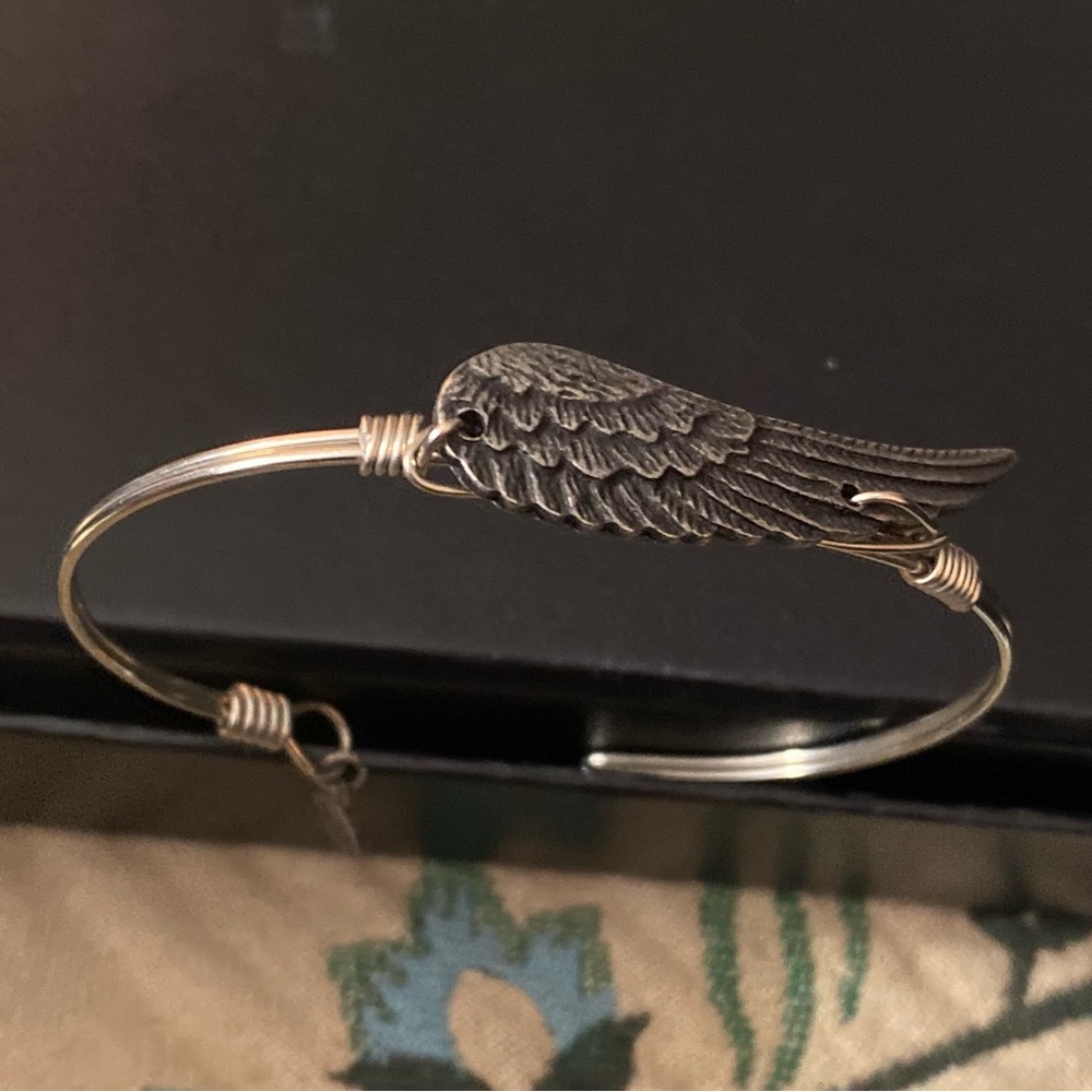 Luca and Danni Silver Wing Bangle Bracelet. Brand new without tags